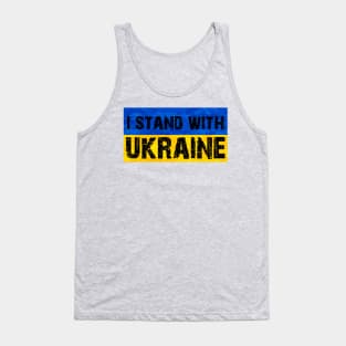 I Stand with Ukraine Ukrainian War 2022 Tank Top